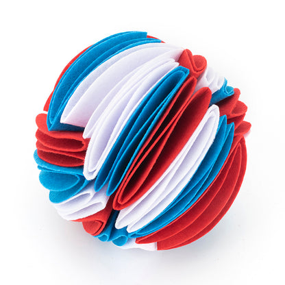 Foldable Dog Snuffle Ball – Pet Training and Intelligence Toy