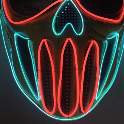 Halloween Ghost LED Neon Mask