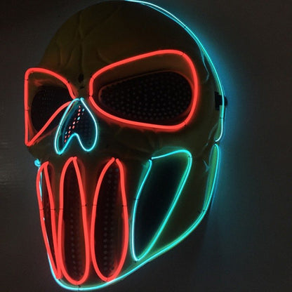 Halloween Ghost LED Neon Mask