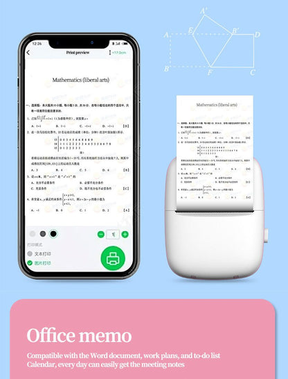 Mini Bluetooth WiFi Printer