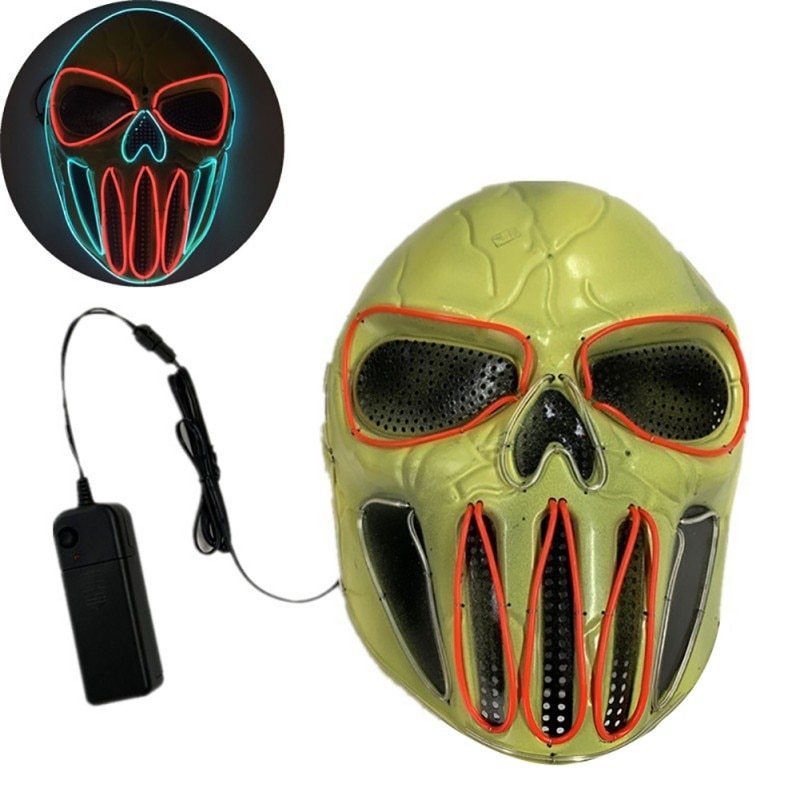 Halloween Ghost LED Neon Mask