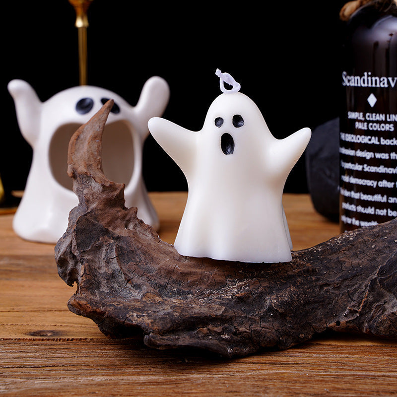 Halloween Candle: Creative Ghost DIY Ornament