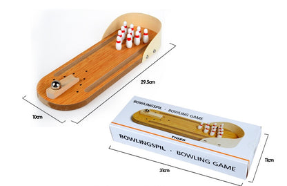 Children's Wooden Mini Bowling Set - Fun, Interactive & Educational