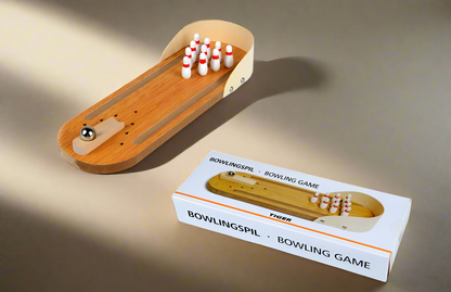 Children's Wooden Mini Bowling Set - Fun, Interactive & Educational