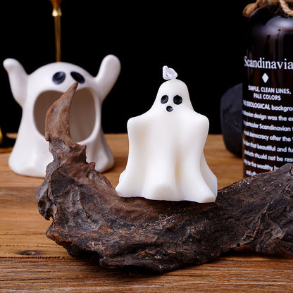 Halloween Candle: Creative Ghost DIY Ornament