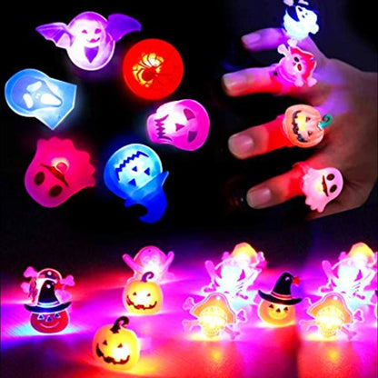 Halloween Glowing Brooch Ring