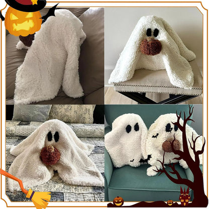 Gus The Ghost - With Pumpkin Pillow