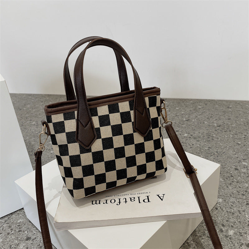 Houndstooth Shoulder Bag