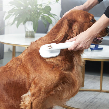 Pet Self-Cleaning Comb: Hair Removal Brush for Cats and Dogs