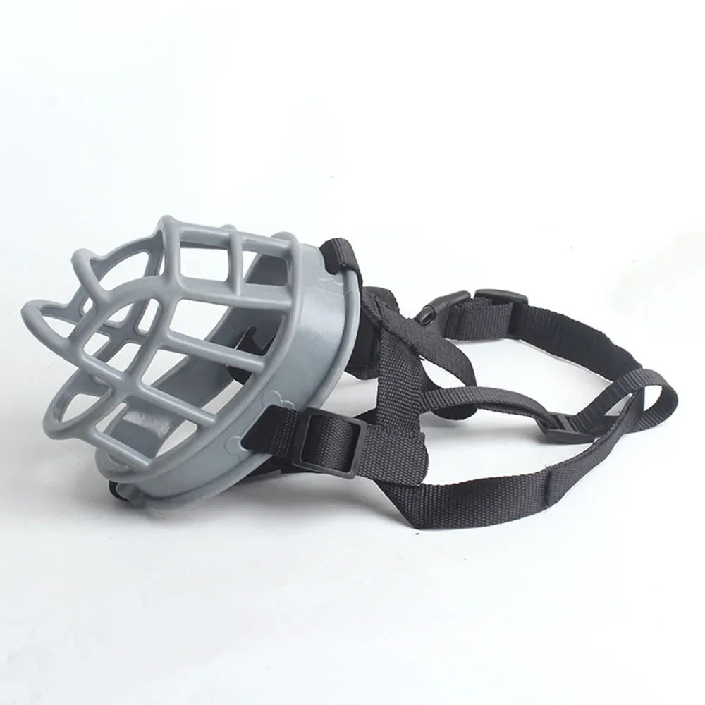 Soft Silicone Pet Dog Muzzle - Breathable Basket Design