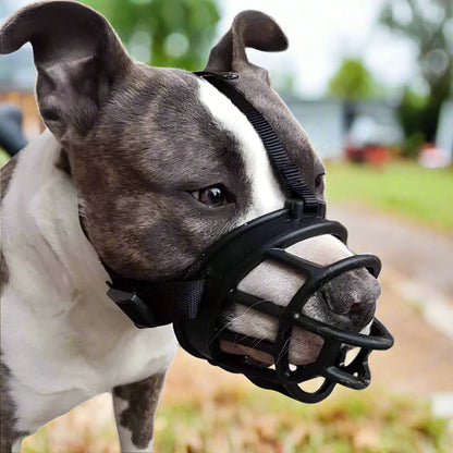 Soft Silicone Pet Dog Muzzle - Breathable Basket Design