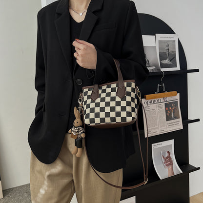 Houndstooth Shoulder Bag