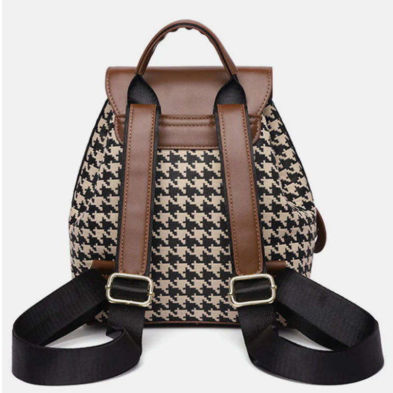 Houndstooth Backpack