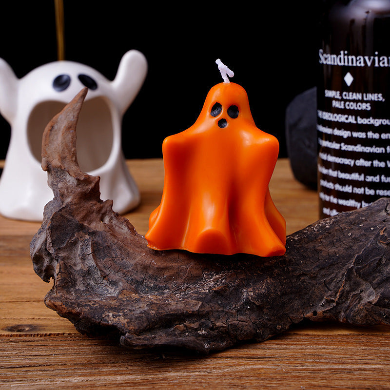 Halloween Candle: Creative Ghost DIY Ornament