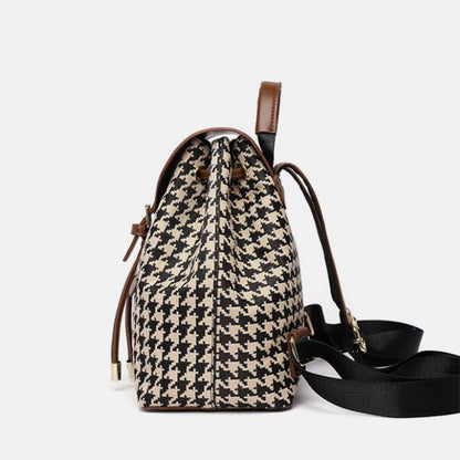 Houndstooth Backpack