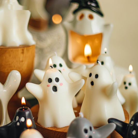 Halloween Candle: Creative Ghost DIY Ornament