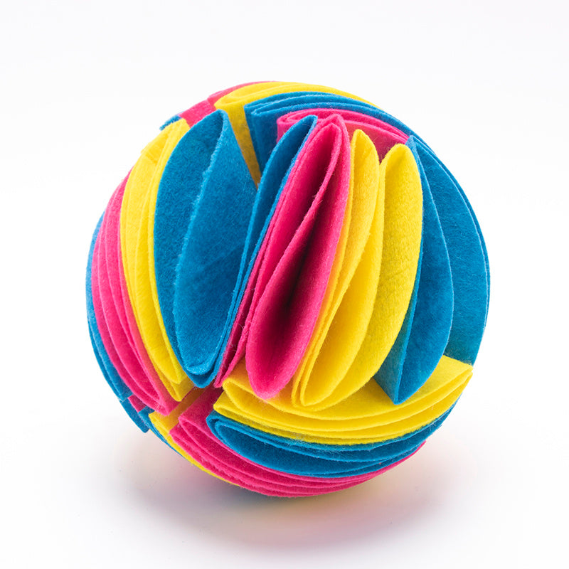 Foldable Dog Snuffle Ball – Pet Training and Intelligence Toy